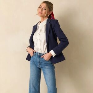 Calvin Klein Jeans Navy Blazer with Blue Lining